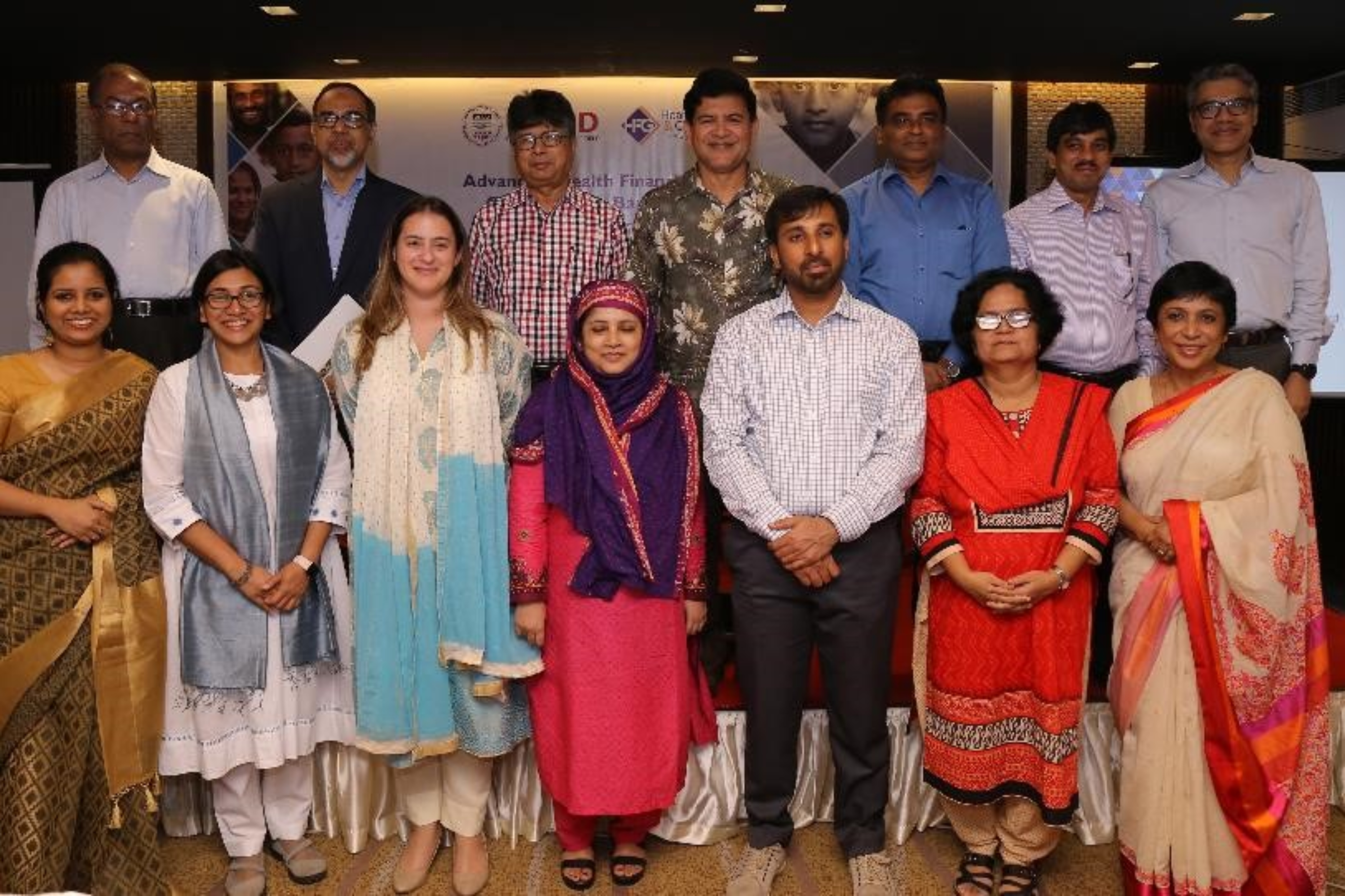 Group photo with guests and panelist